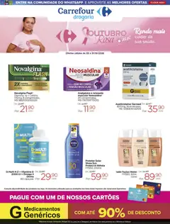 Pré-Visualização do folheto "Carrefour ofertas Drogaria" da loja Carrefour válido a partir de 05/10/2026
