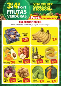 Pré-Visualização do folheto "Fort Atacadista ofertas Frutas, Verduras" da loja Fort Atacadista válido a partir de 22/09/2026