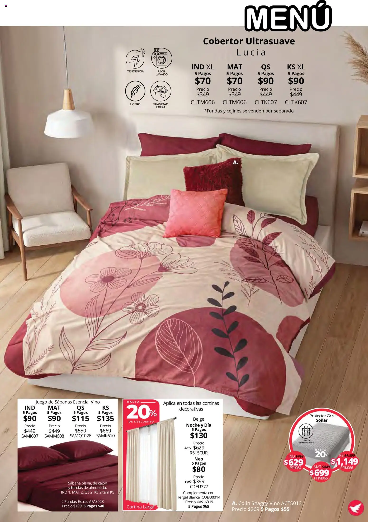 Vista previa las ofertas de la tienda Colchas Concord - Colchas Concord catálogo Colección Cobertor Calor de Hogar desde el 15/10/2026 