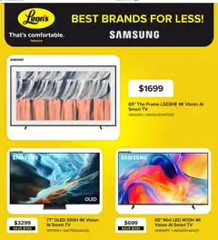 Un aperçu du dépliant Leon's flyer - BBFL Electronics du magasin Leon's est valide à partir 22 oct. 2026