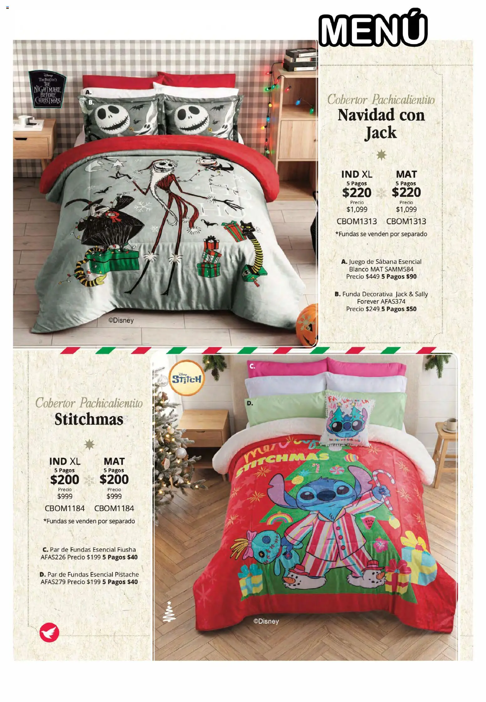 Vista previa las ofertas de la tienda Colchas Concord - Colchas Concord catálogo Colección Navideña desde el 01/08/2026 