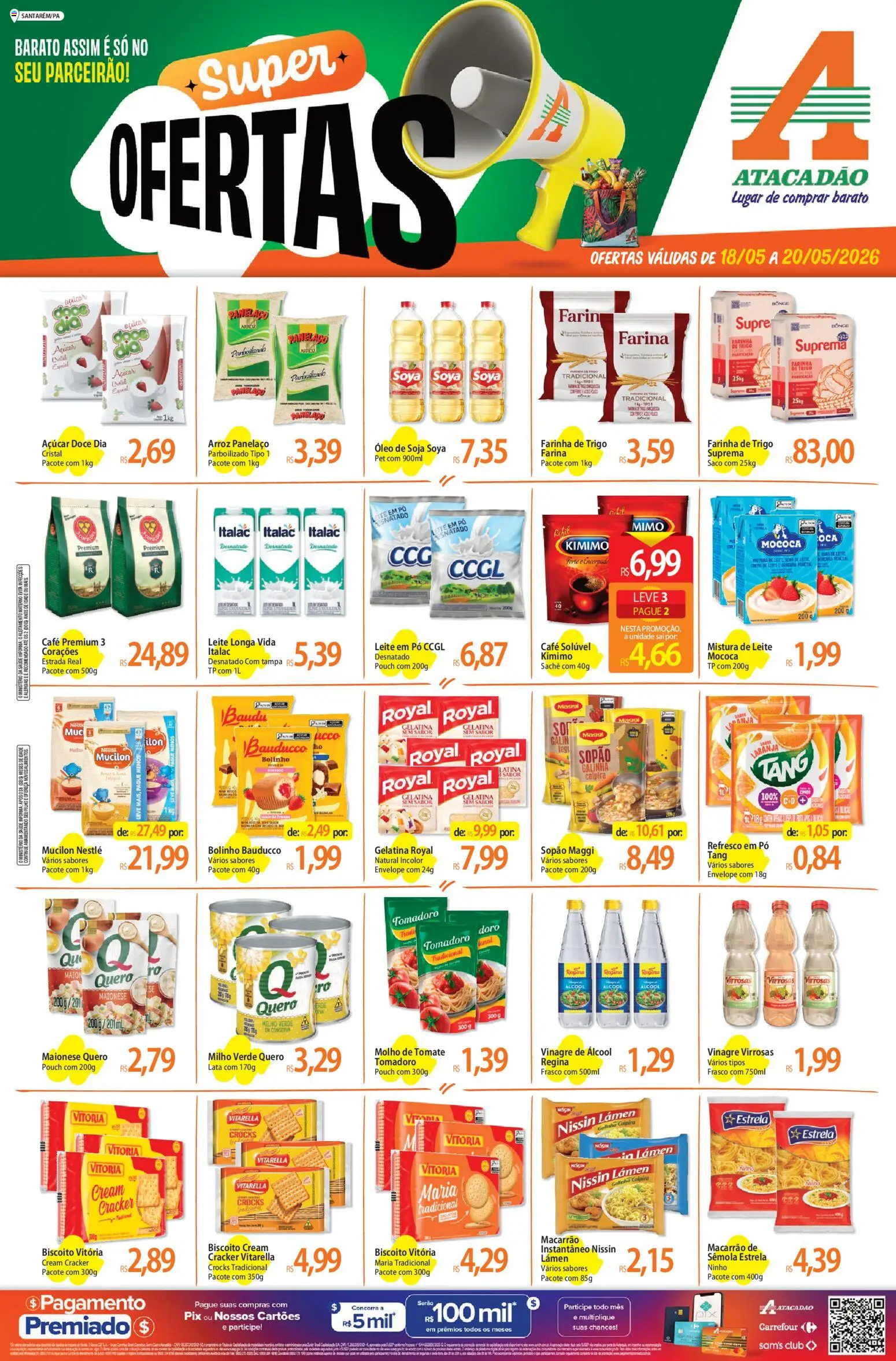Pré-Visualização do folheto "Atacadão ofertas - PA" da loja Atacadão válido a partir de 18/05/2026