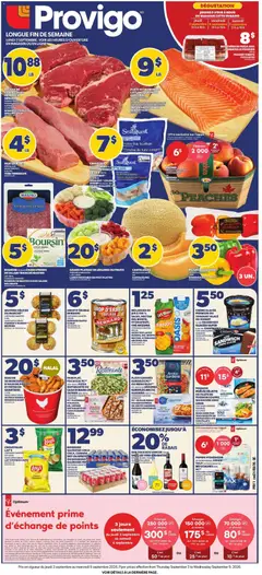 Preview of leaflet Provigo weekly flyer / circulaire from shop Provigo is valid from Sep 03, 2026
