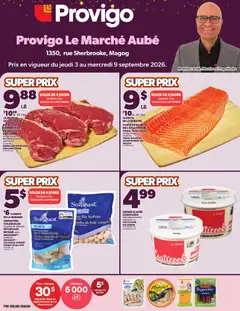 Preview of leaflet Provigo weekly flyer / circulaire from shop Provigo is valid from Sep 03, 2026