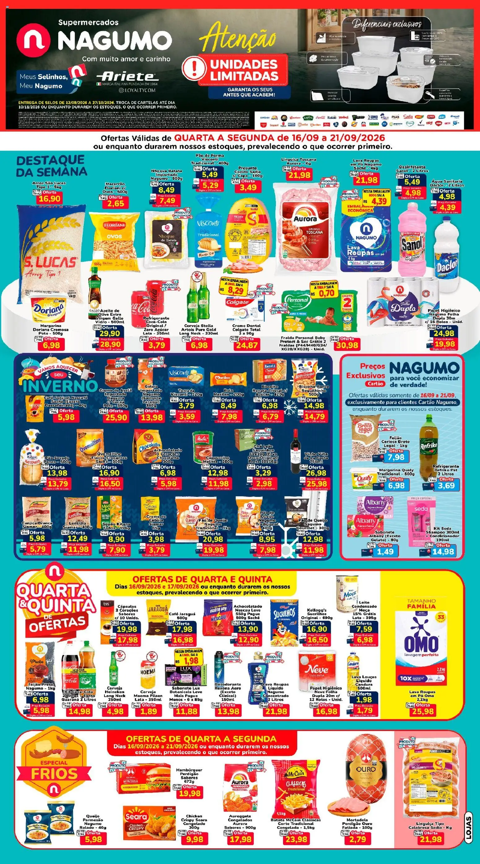 Pré-Visualização do folheto "Nagumo - Ofertas da semana" da loja Nagumo válido a partir de 16/09/2026