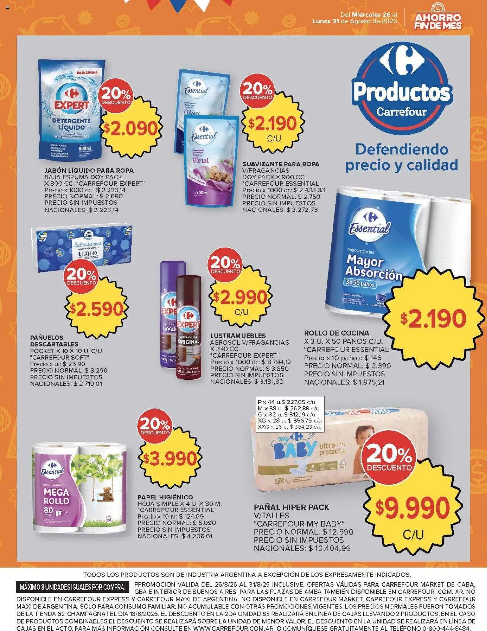 Vista previa del folleto de la tienda Carrefour válido desde el 26/08/2026 