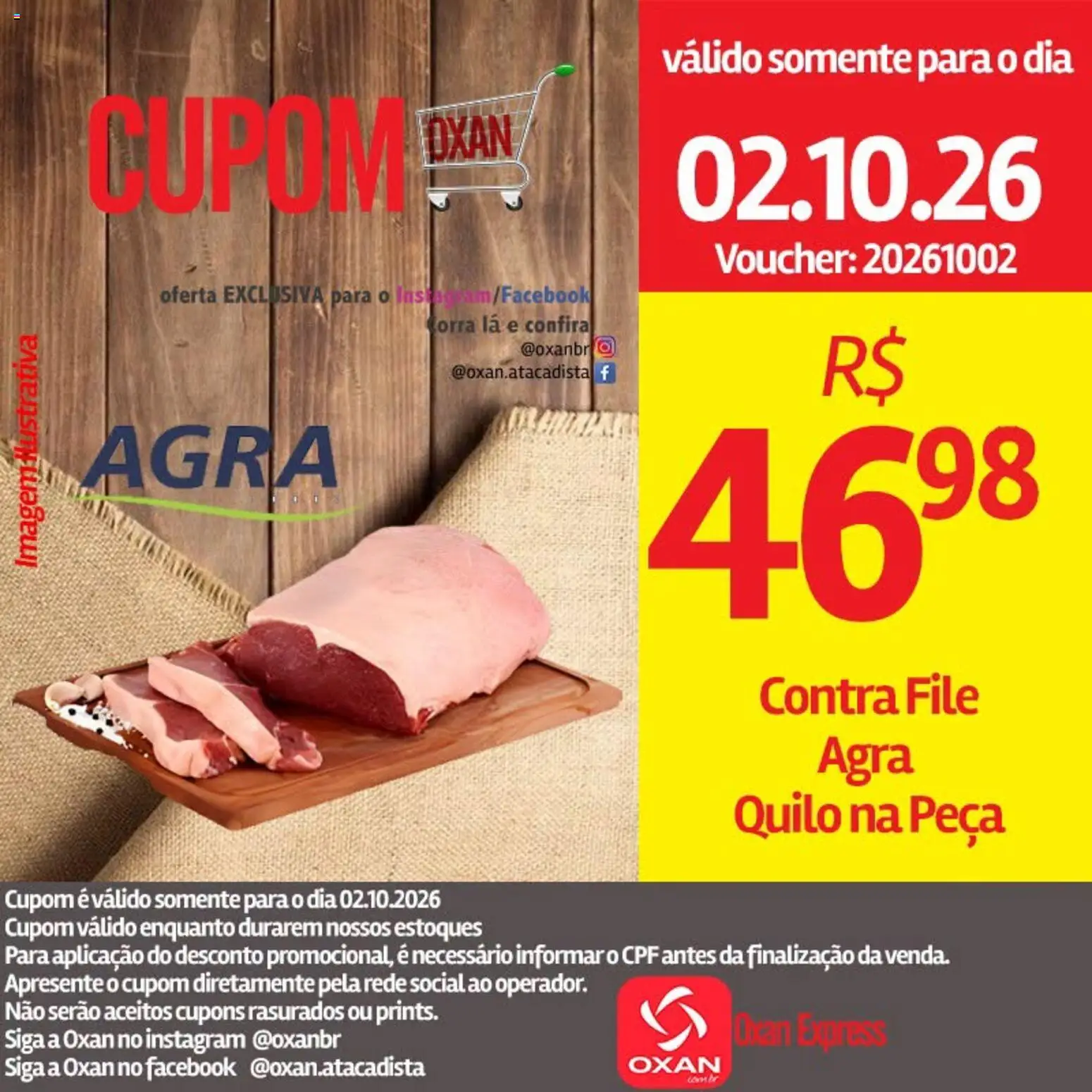 Pré-Visualização do folheto "Oxan Atacadista - Ofertas da semana" da loja Oxan Atacadista válido a partir de 02/10/2026