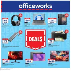 Preview of catalogue Officeworks catalogue from shop Officeworks valid 01/10/2026