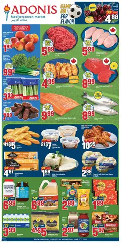 Un aperçu du dépliant Adonis weekly flyer du magasin Adonis est valide à partir 11 juin 2026