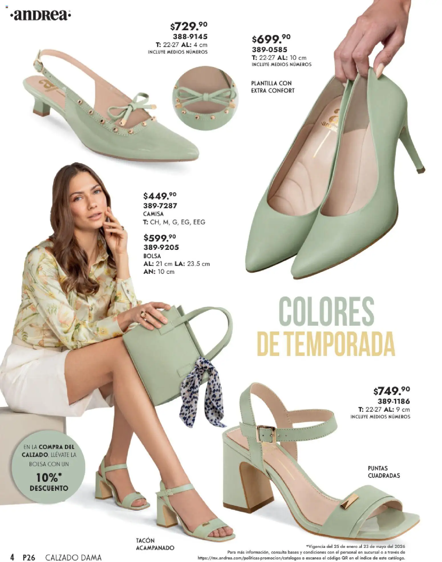 Vista previa las ofertas de la tienda Andrea - Catálogo Calzado Dama desde el 25/01/2026 