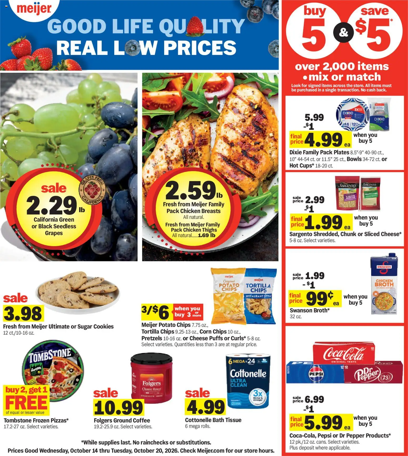 Ad Preview of Meijer Meijer Weekly Ad from 10/14/2026