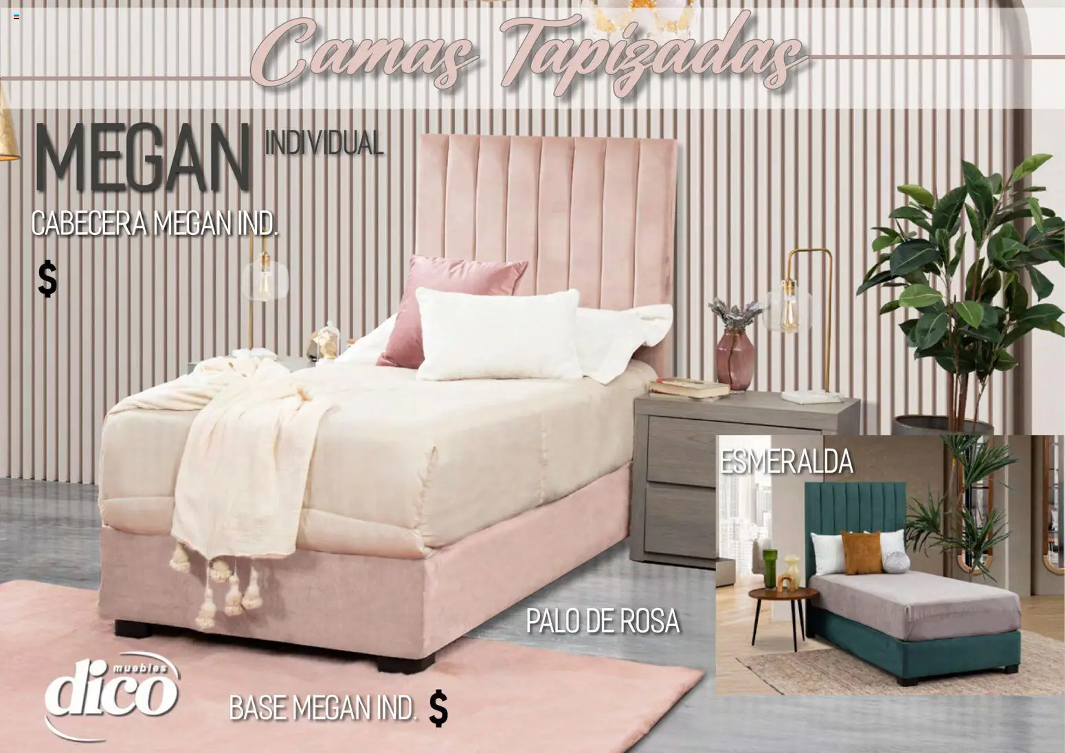 Vista previa las ofertas de la tienda Muebles Dico - Muebles Dico catálogo Camas tapizadas desde el 01/04/2026 