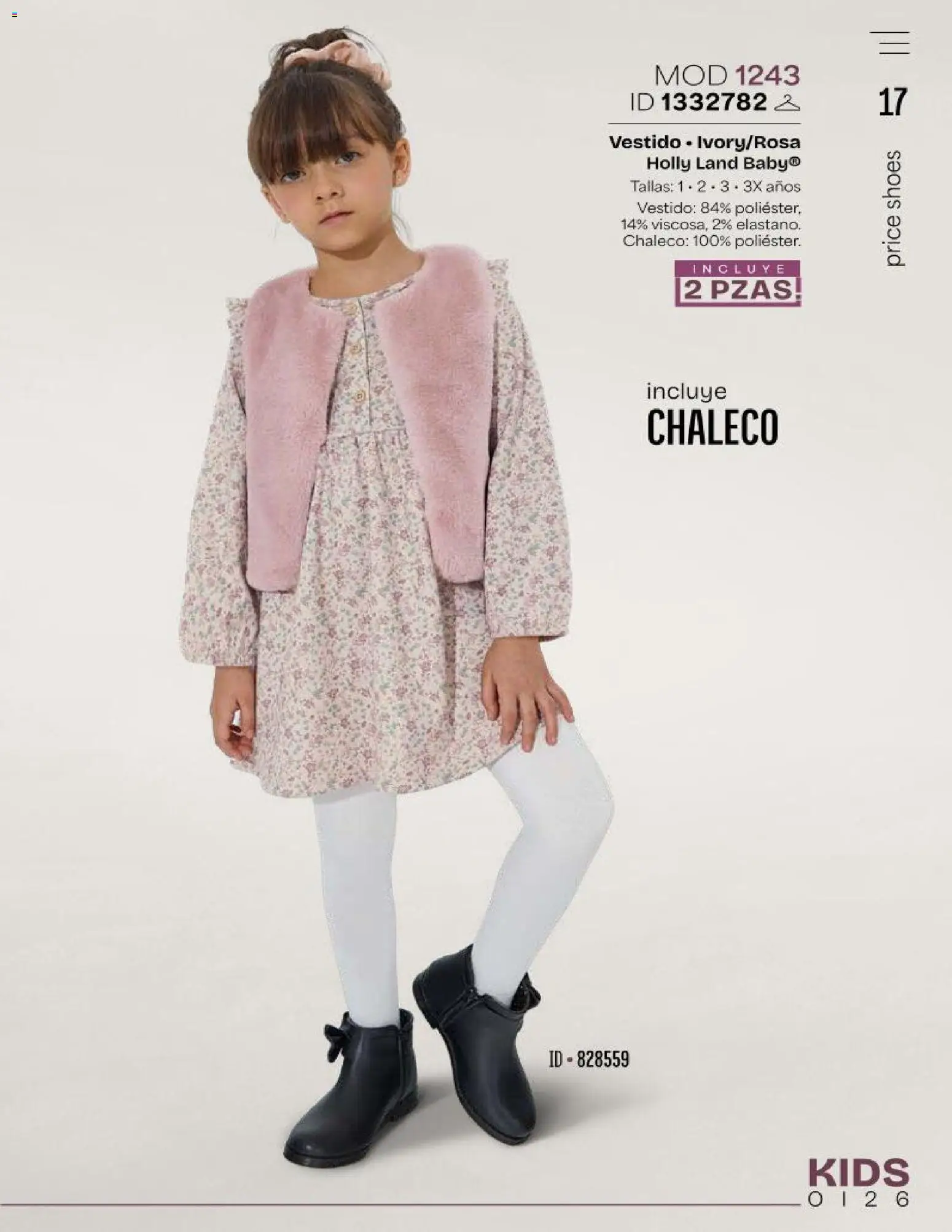 Vista previa las ofertas de la tienda Price Shoes - Price Shoes catálogo Kids desde el 01/10/2026 - Vestido, Chaleco