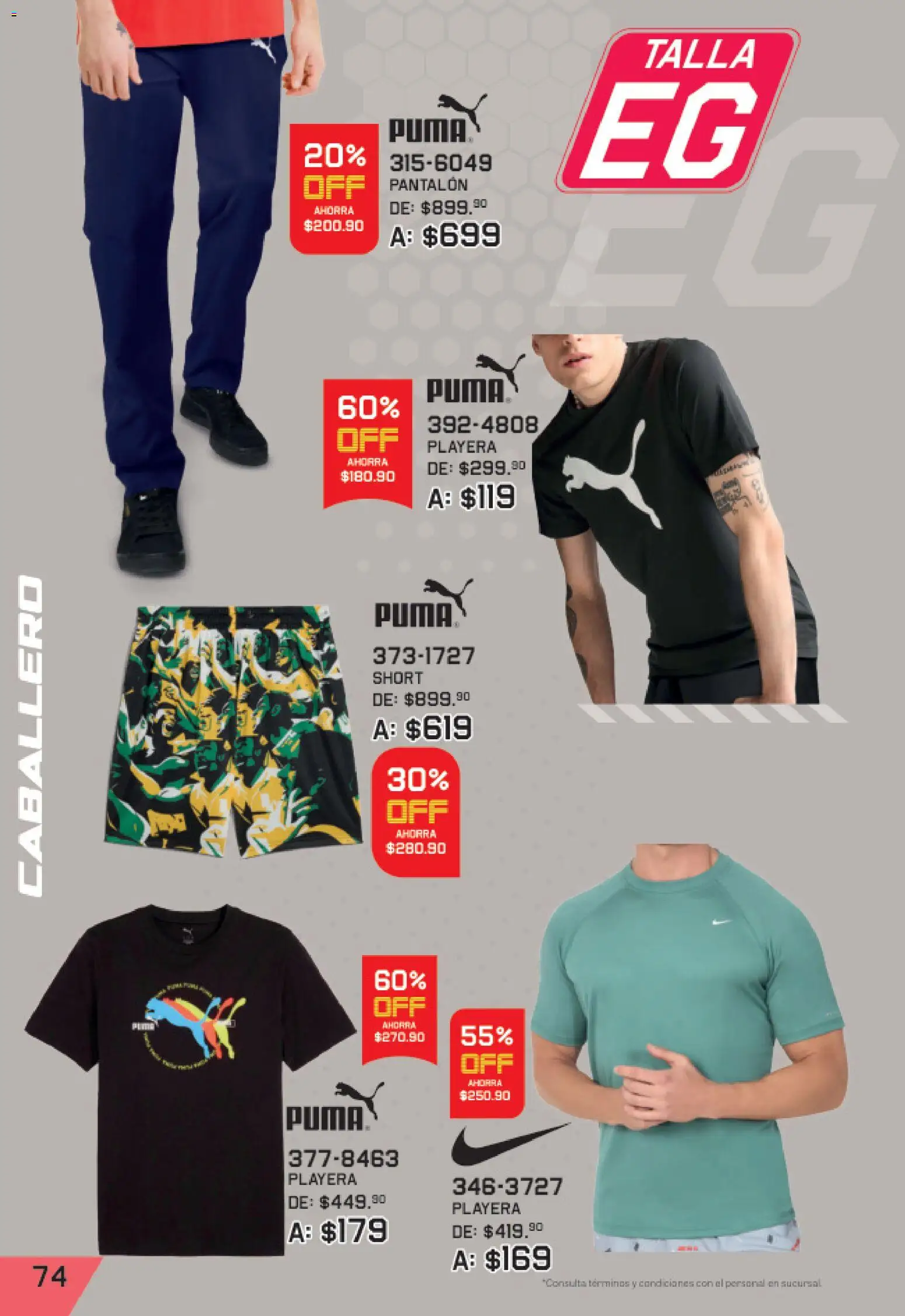 Vista previa las ofertas de la tienda Andrea - Andrea catálogo Lo mejor de marcas desde el 27/09/2026 - Playera, Short