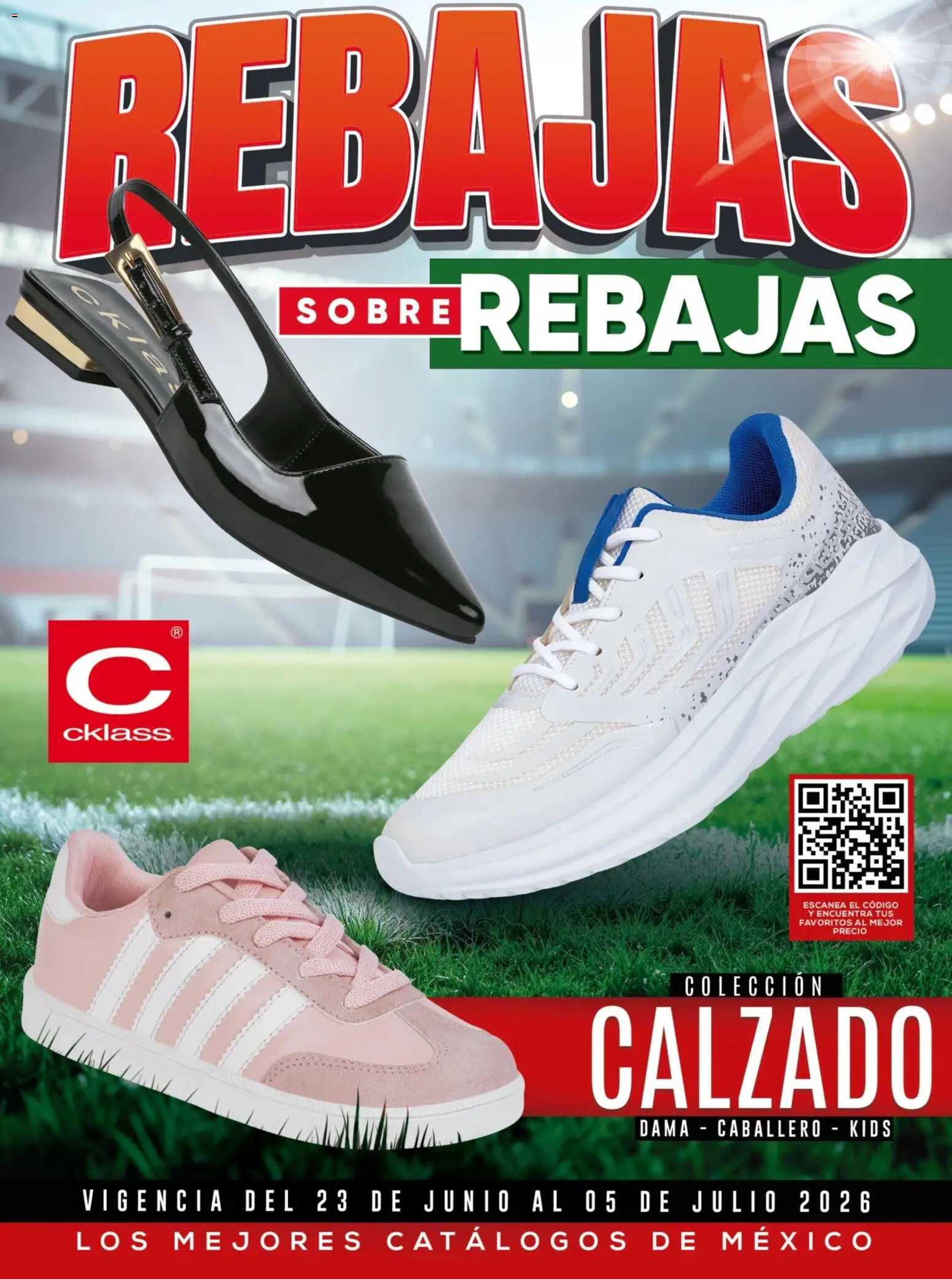 Vista previa las ofertas de la tienda Cklass - Cklass catálogo Rebajas sobre rebajas calzado desde el 23/06/2026 - Sobre
