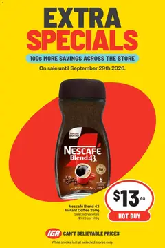 Preview of catalogue IGA catalogue East Brisbane from shop IGA valid 23/09/2026