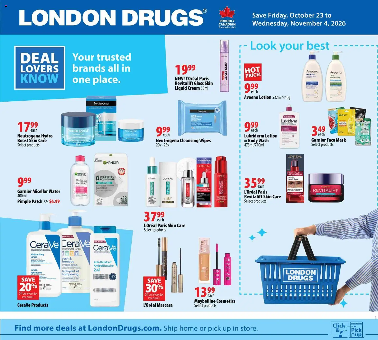 Preview of leaflet London Drugs flyer - Big Brands from shop London Drugs is valid from Oct 23, 2026