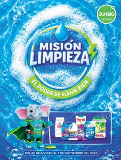  Vista previa del prospecto Jumbo catálogo misión limpieza del almacen Jumbo válida del 20/08/2026 al 07/09/2026