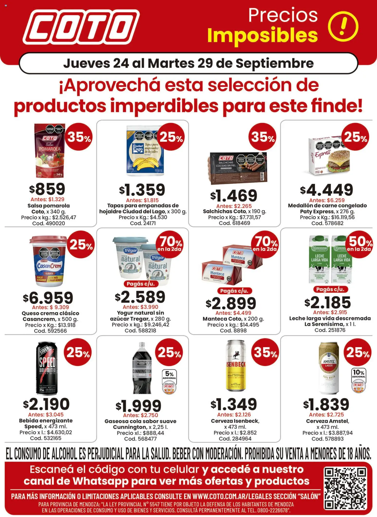 Vista previa del folleto de la tienda Coto válido desde el 24/09/2026 