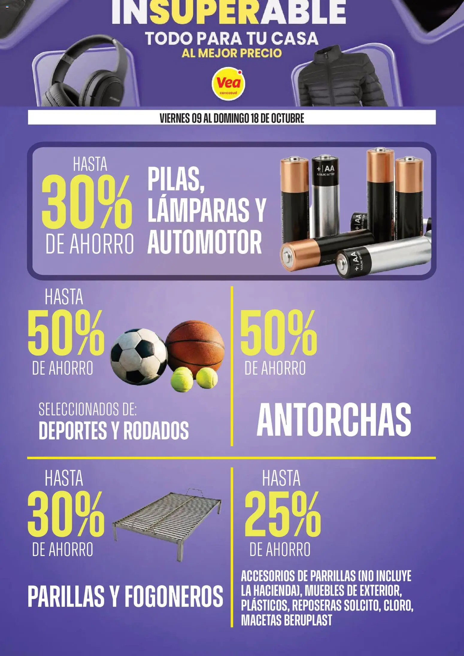 Vista previa del folleto de la tienda Vea válido desde el 09/10/2026 