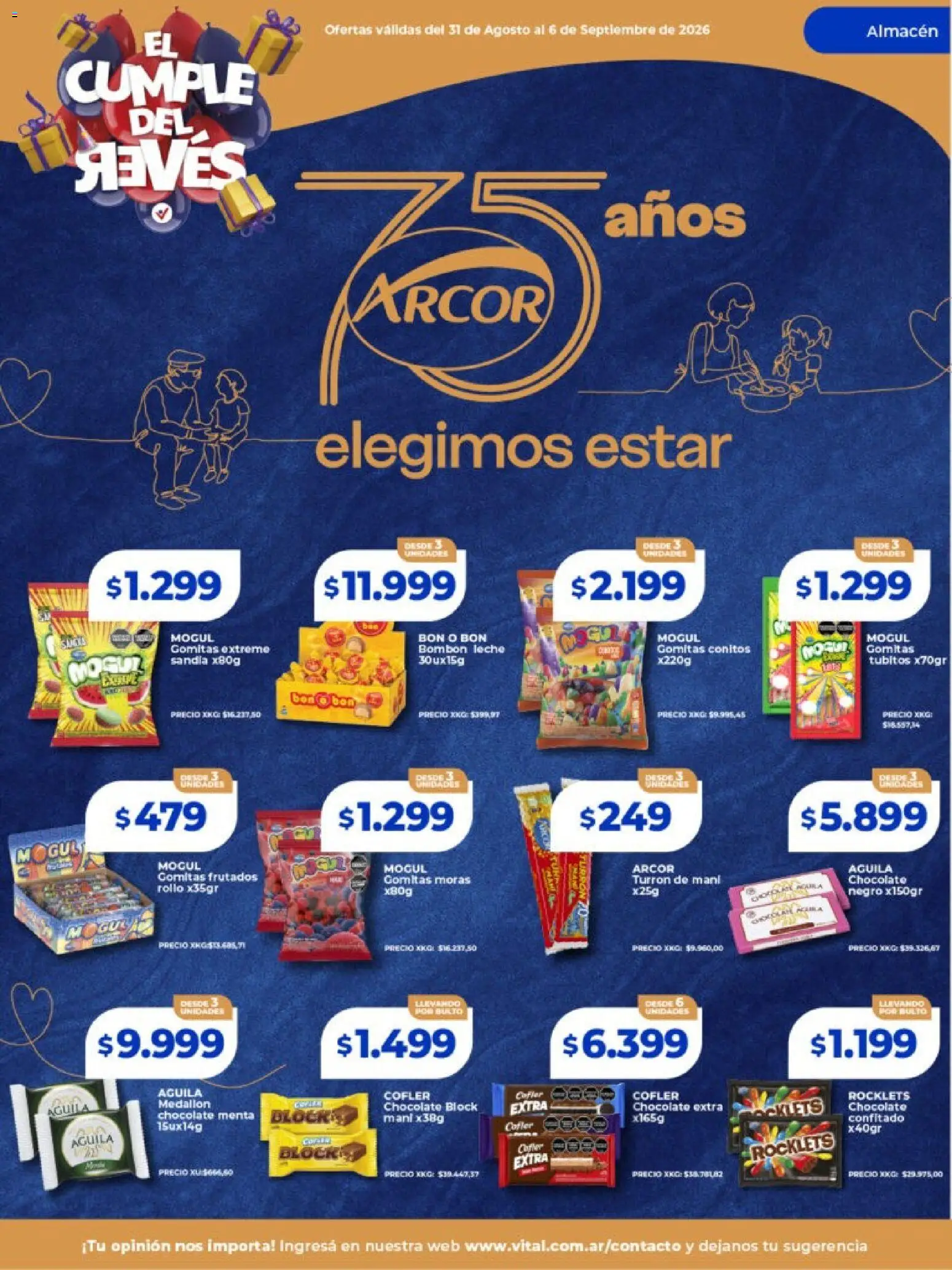 Vista previa del folleto de la tienda Vital válido desde el 31/08/2026 