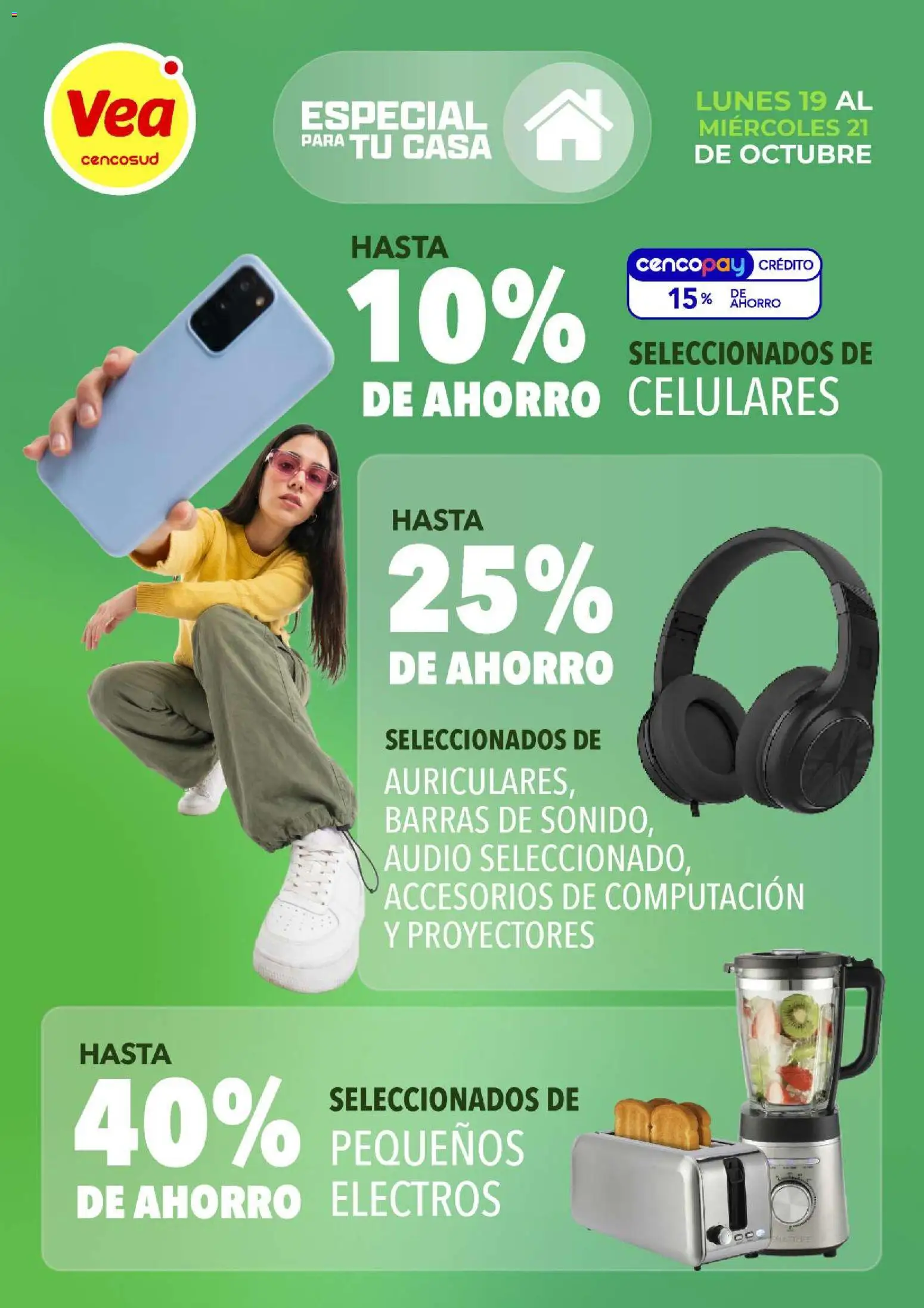 Vista previa del folleto de la tienda Vea válido desde el 19/10/2026 