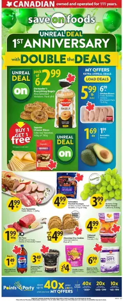 Preview of leaflet Save on foods weekly flyer / circulaire from shop Save on foods is valid from Sep 17, 2026