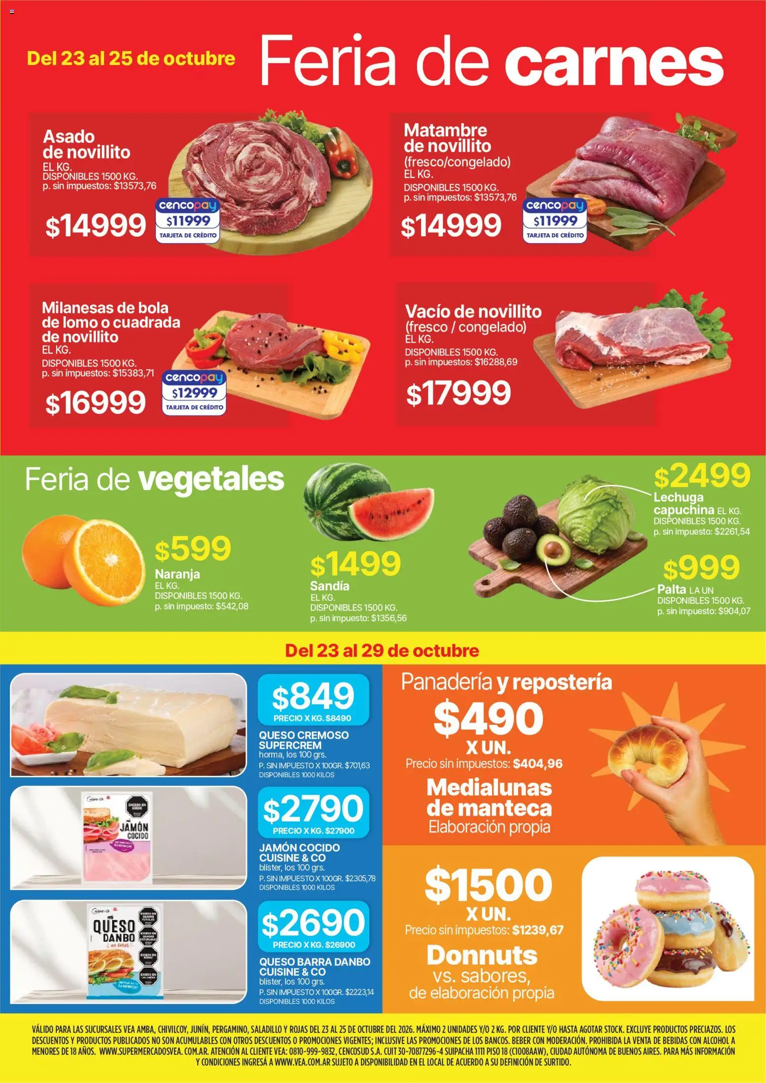 Vista previa del folleto de la tienda Vea válido desde el 23/10/2026 