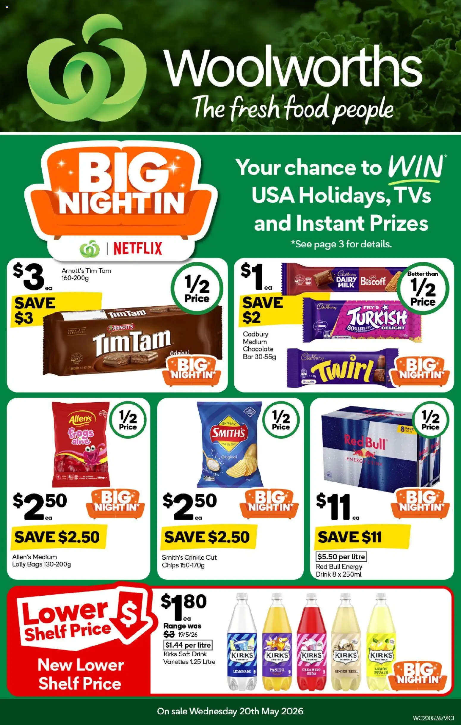 Preview of catalogue Woolworths catalogue VIC from shop Woolworths valid 20/05/2026