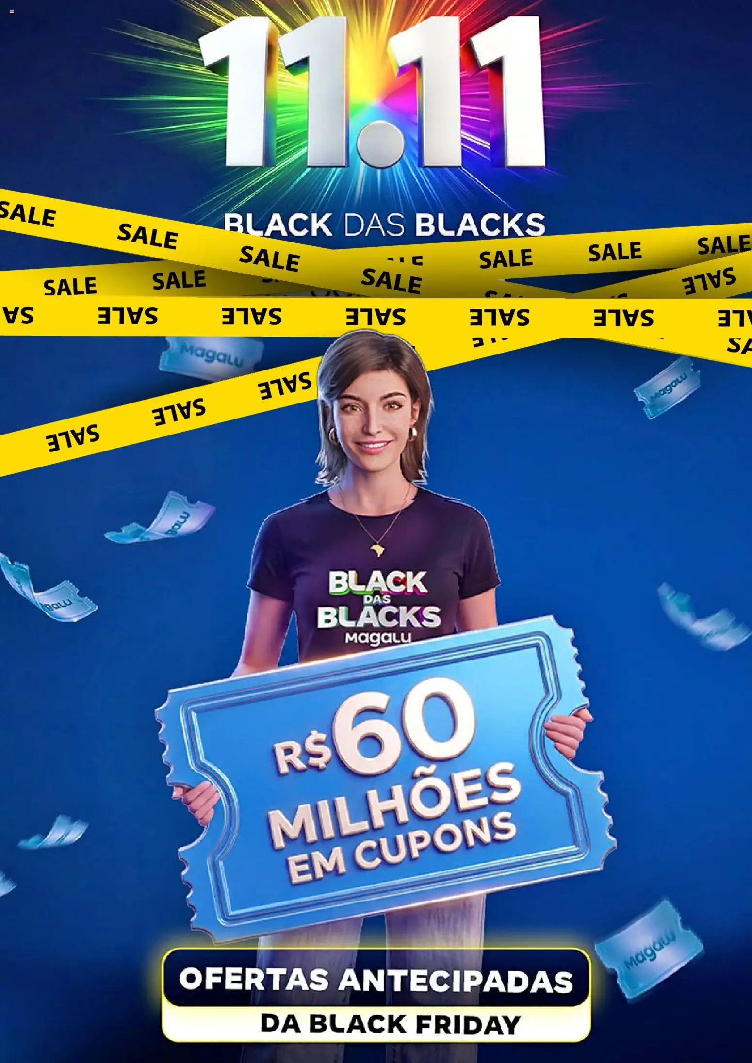Pré-Visualização do folheto "Magazine Luiza Black Friday" da loja Magazine Luiza válido a partir de 29/10/2026