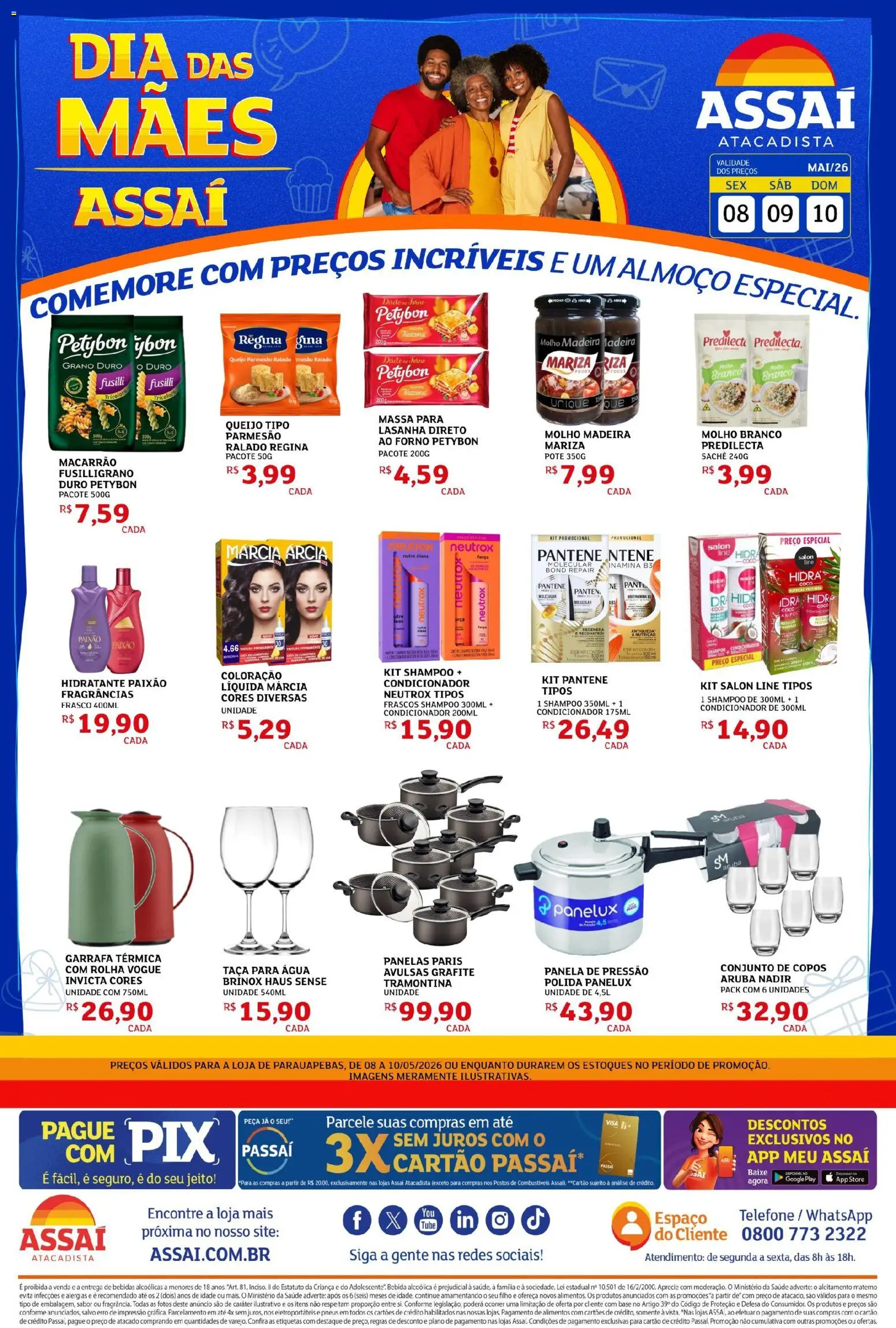 Pré-Visualização do folheto "Assaí Atacadista ofertas - PA" da loja Assaí Atacadista válido a partir de 09/05/2026