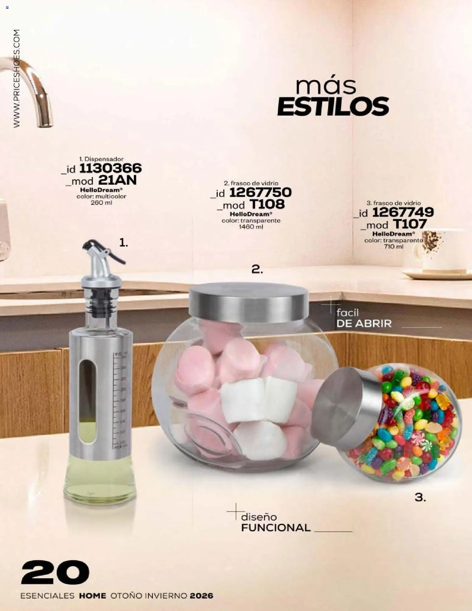 Vista previa las ofertas de la tienda Price Shoes - Price Shoes catálogo Esenciales Home desde el 17/08/2026 