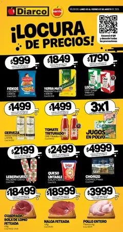 Vista previa del folleto de la tienda Diarco válido desde el 03/08/2026 