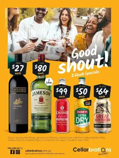 Preview of catalogue Good Shout! 10/08 from shop Cellarbrations valid 10/08/2026