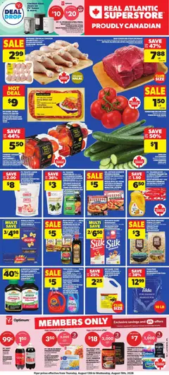 Un aperçu du dépliant Atlantic Superstore weekly flyer / circulaire du magasin Atlantic Superstore est valide à partir 13 août 2026