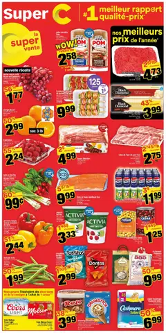 Un aperçu du dépliant Super C weekly flyer / circulaire du magasin Super C est valide à partir 28 mai 2026