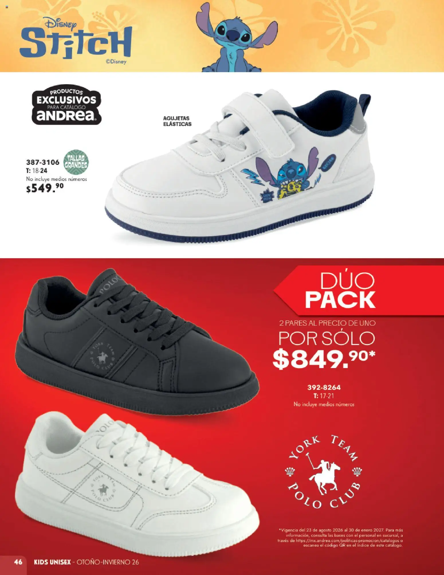 Vista previa las ofertas de la tienda Andrea - Andrea catálogo Infantil desde el 23/08/2026 