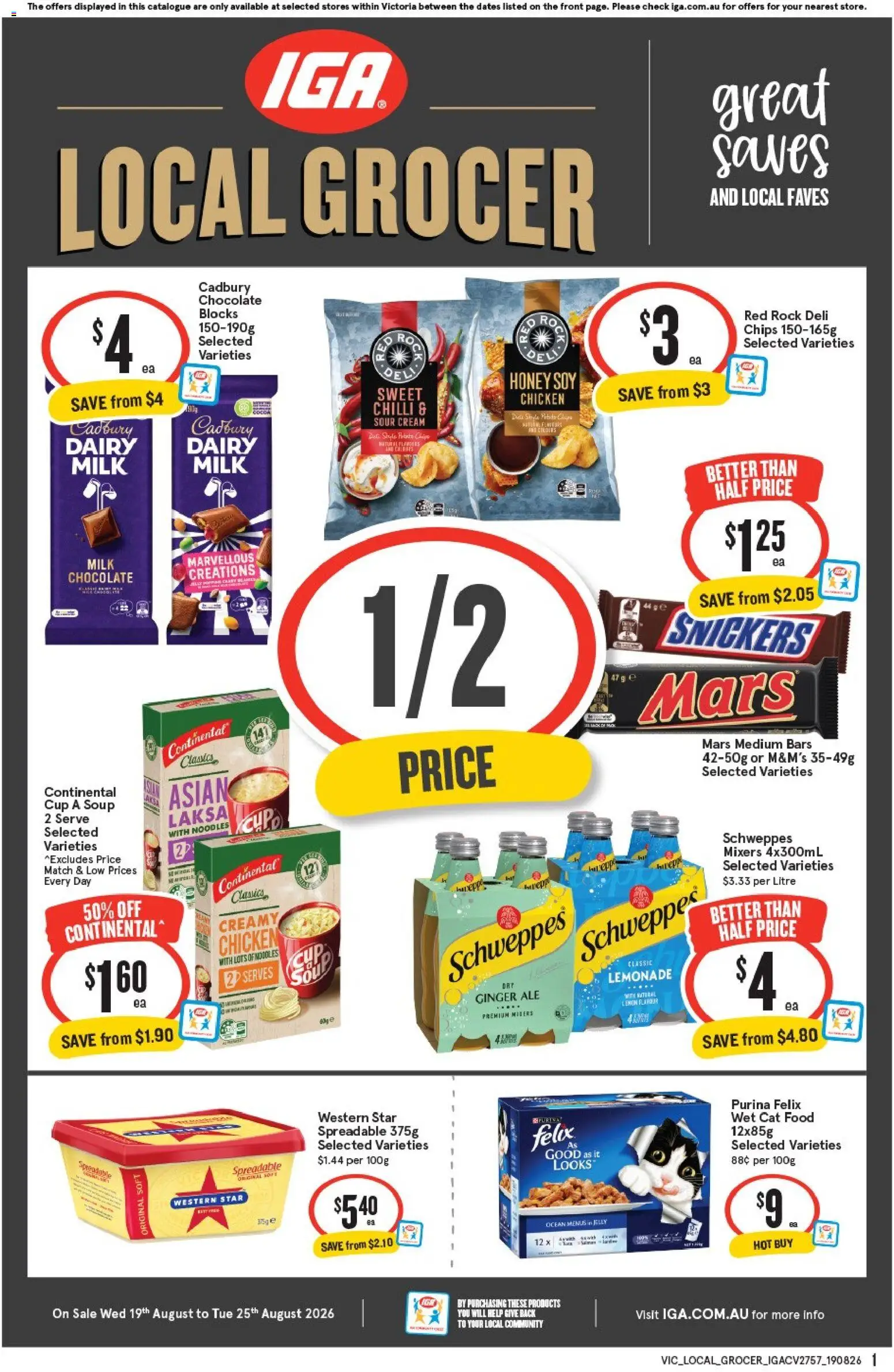 Preview of catalogue IGA Local Grocer VIC from shop IGA valid 19/08/2026