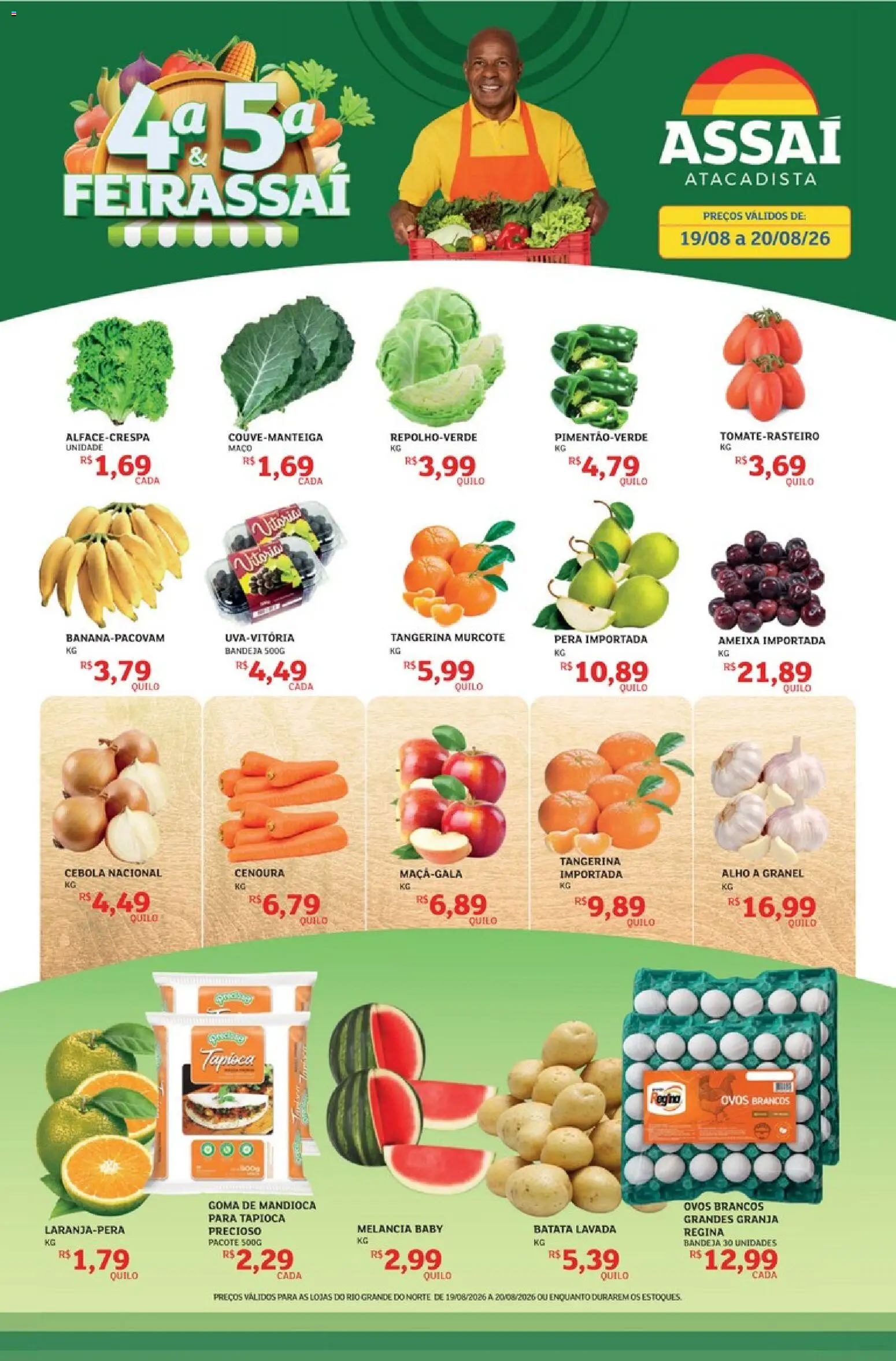 Pré-Visualização do folheto "Assaí Atacadista ofertas - RN" da loja Assaí Atacadista válido a partir de 19/08/2026