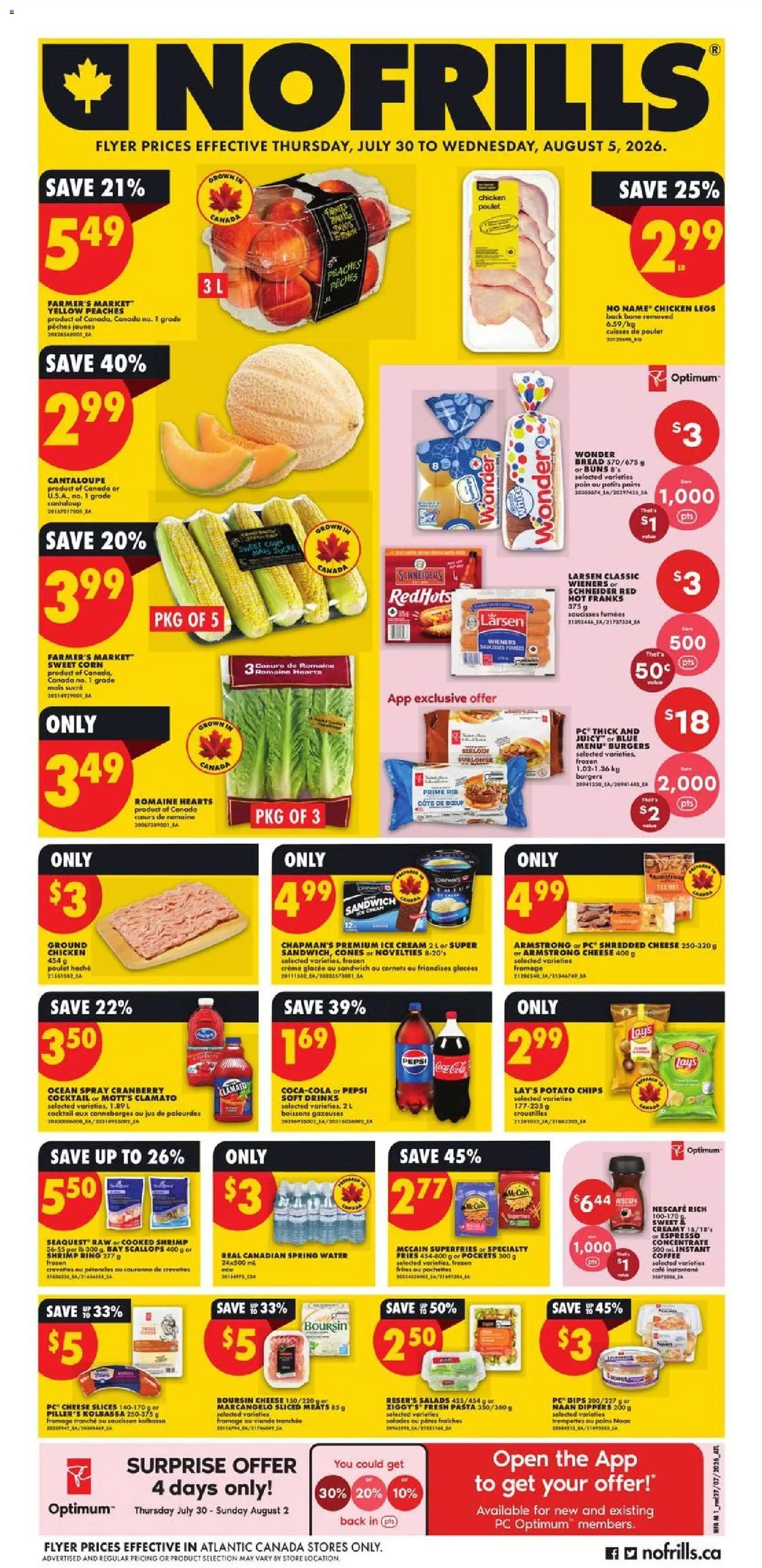 Preview of leaflet No Frills weekly flyer - NS from shop No Frills is valid from Jul 30, 2026