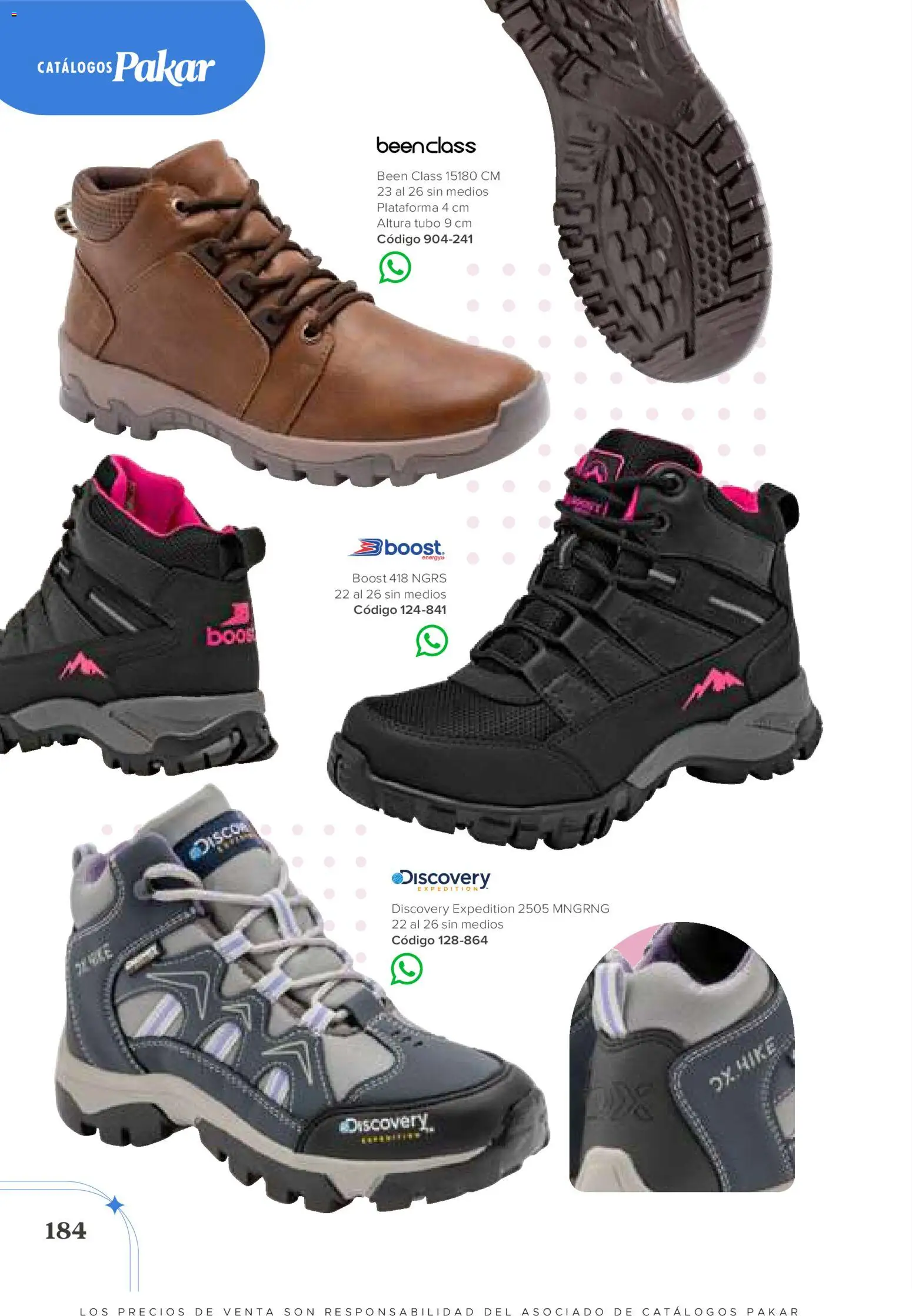 Vista previa las ofertas de la tienda SC Pakar - SC Pakar catálogo Bota desde el 31/07/2026 