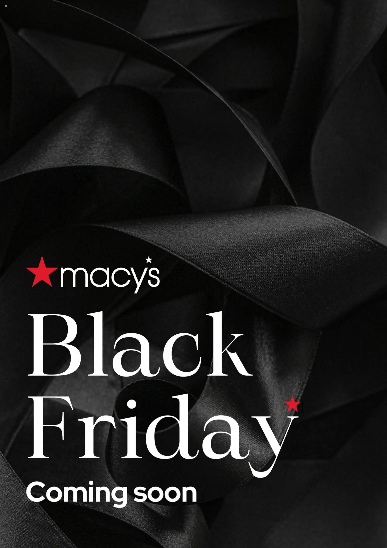 Ad Preview of Macy's Macy's Black Friday Notice from 10/19/2026