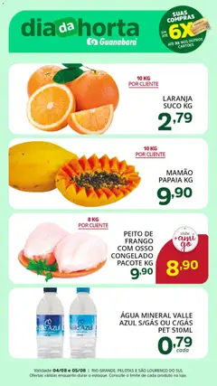 Pré-Visualização do folheto "Supermercado Guanabara - Ofertas da semana" da loja Supermercado Guanabara válido a partir de 04/08/2026