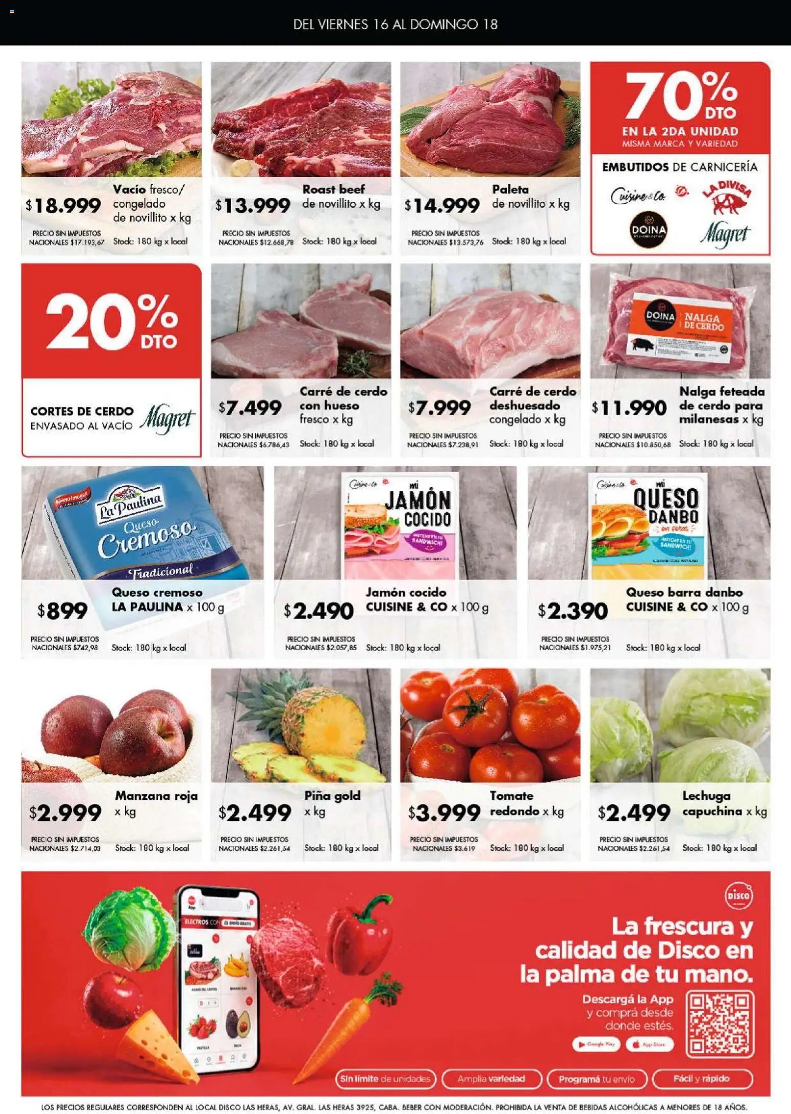 Vista previa del folleto de la tienda Disco válido desde el 16/10/2026 