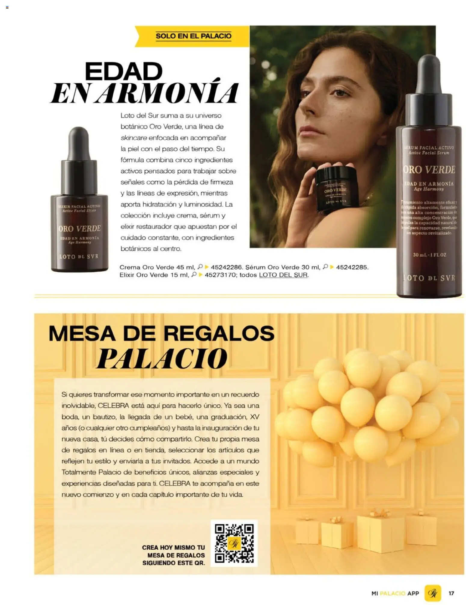 Vista previa las ofertas de la tienda Palacio De Hierro - Palacio De Hierro catálogo desde el 01/08/2026 