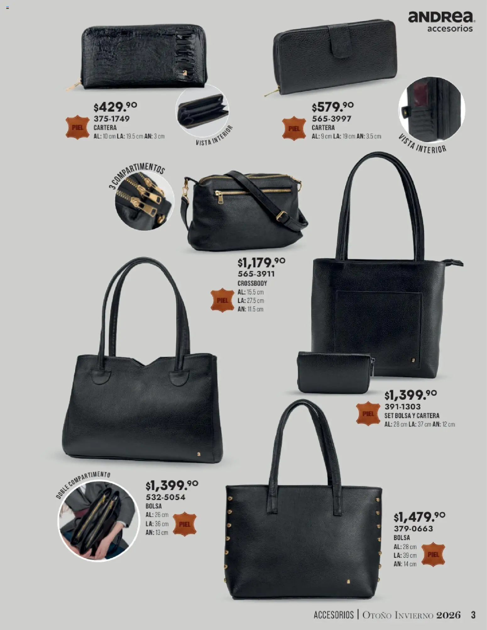Vista previa las ofertas de la tienda Andrea - Andrea catálogo Accesorios para todos desde el 23/08/2026 