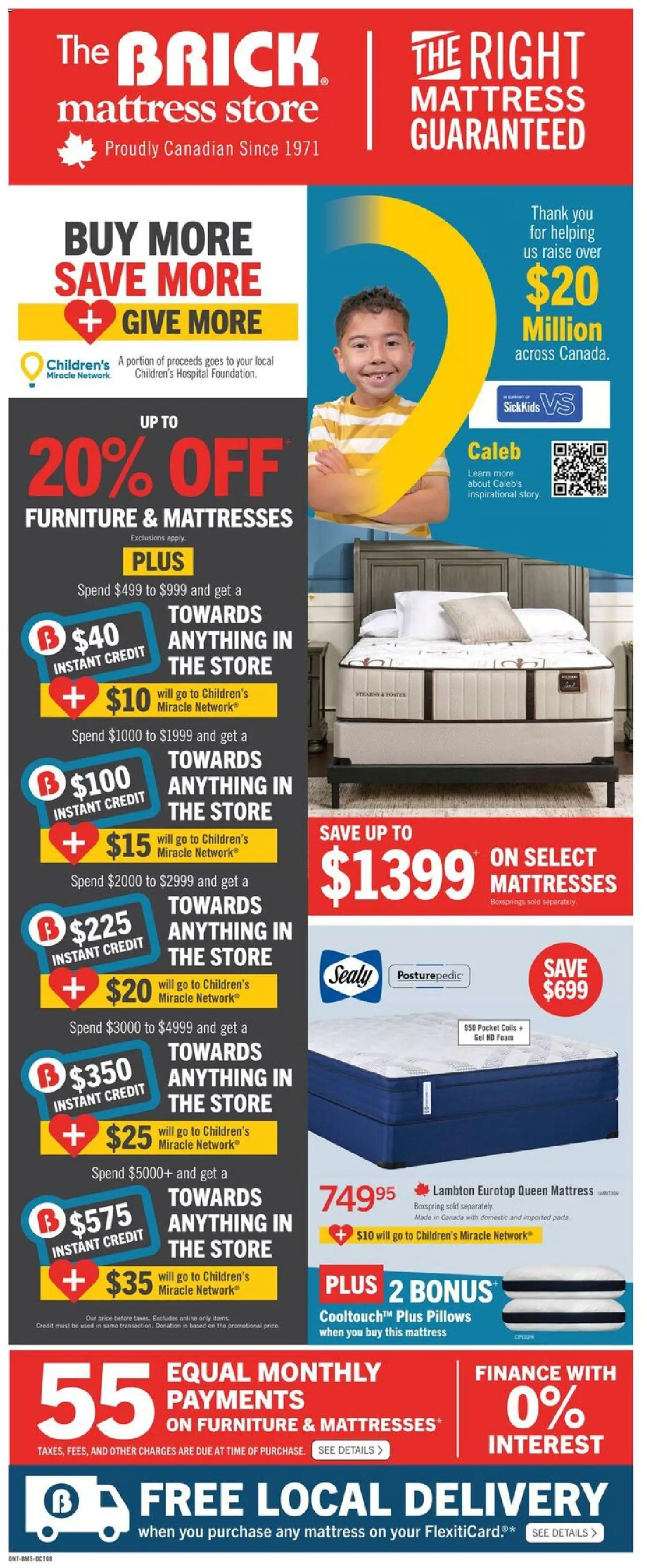 Preview of leaflet The Brick - Brick Mattress Store from shop The Brick is valid from Sep 29, 2026