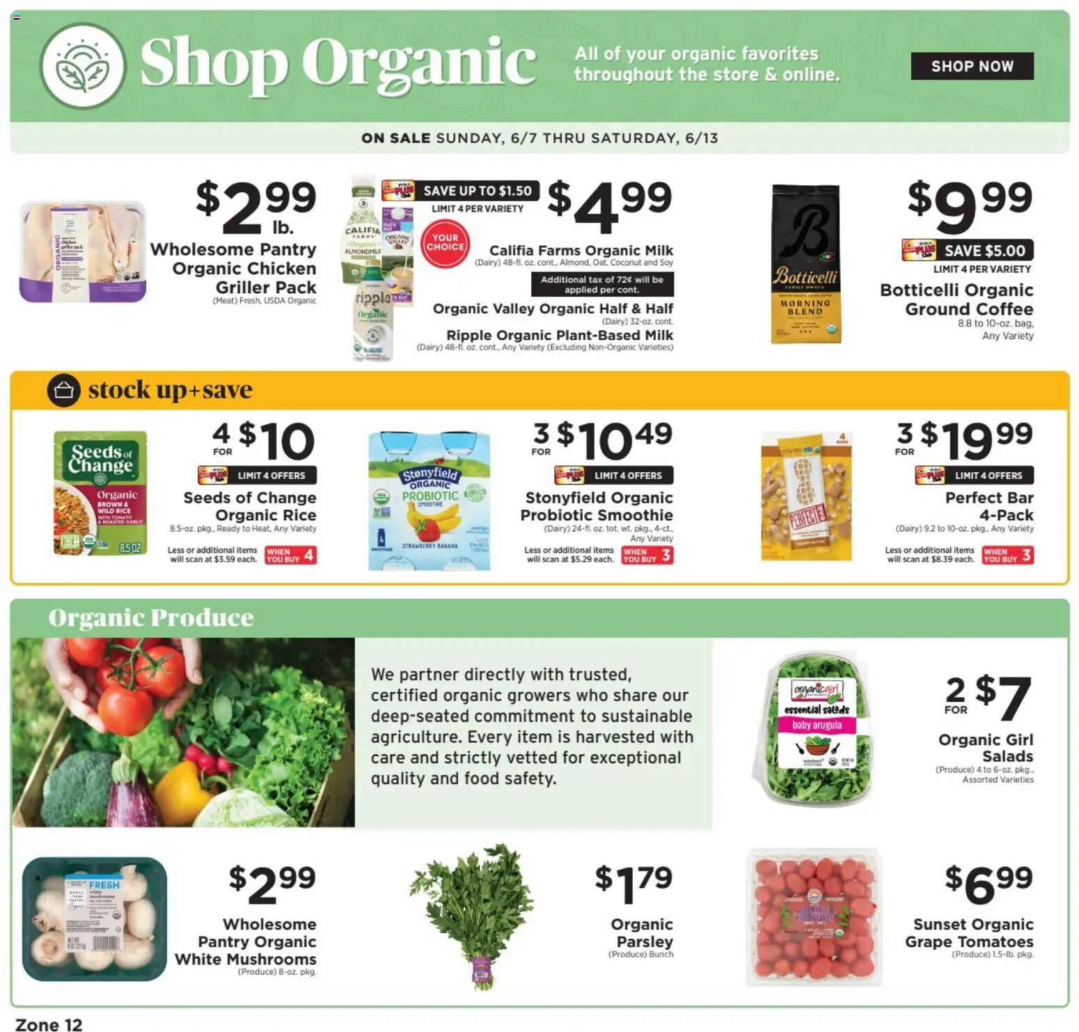 Ad Preview of ShopRite ShopRite Shop Organic from 06/07/2026