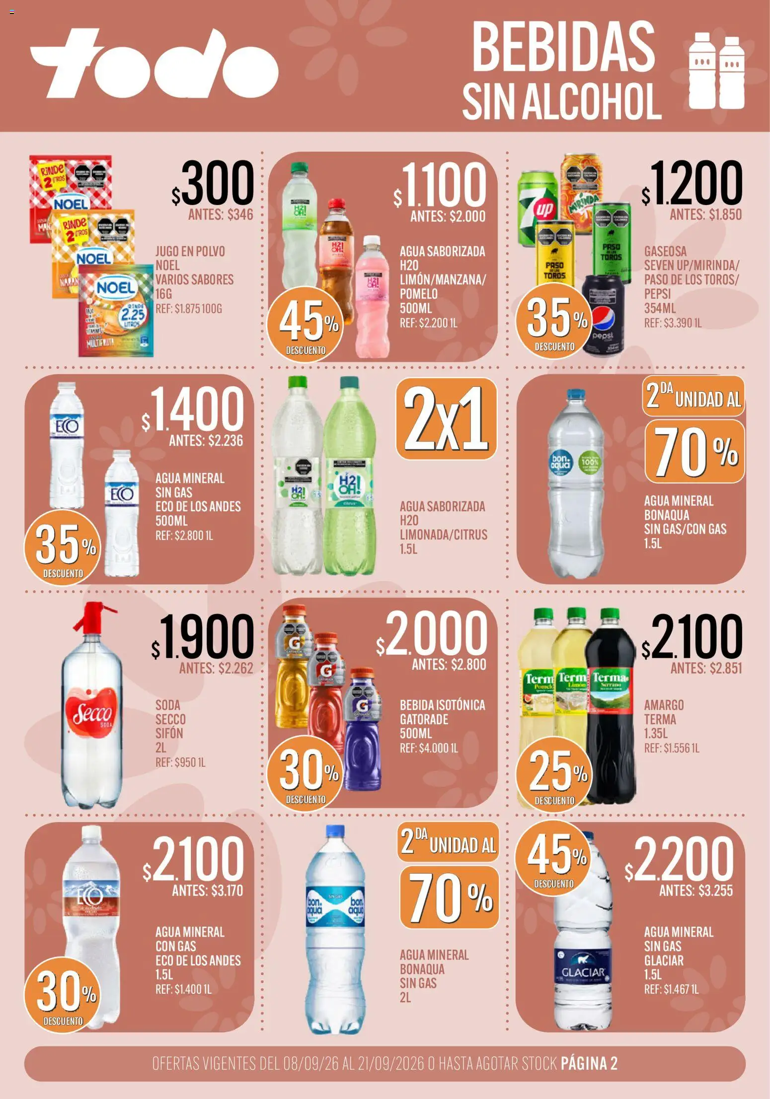 Vista previa del folleto de la tienda Supermercados TODO válido desde el 08/09/2026 
