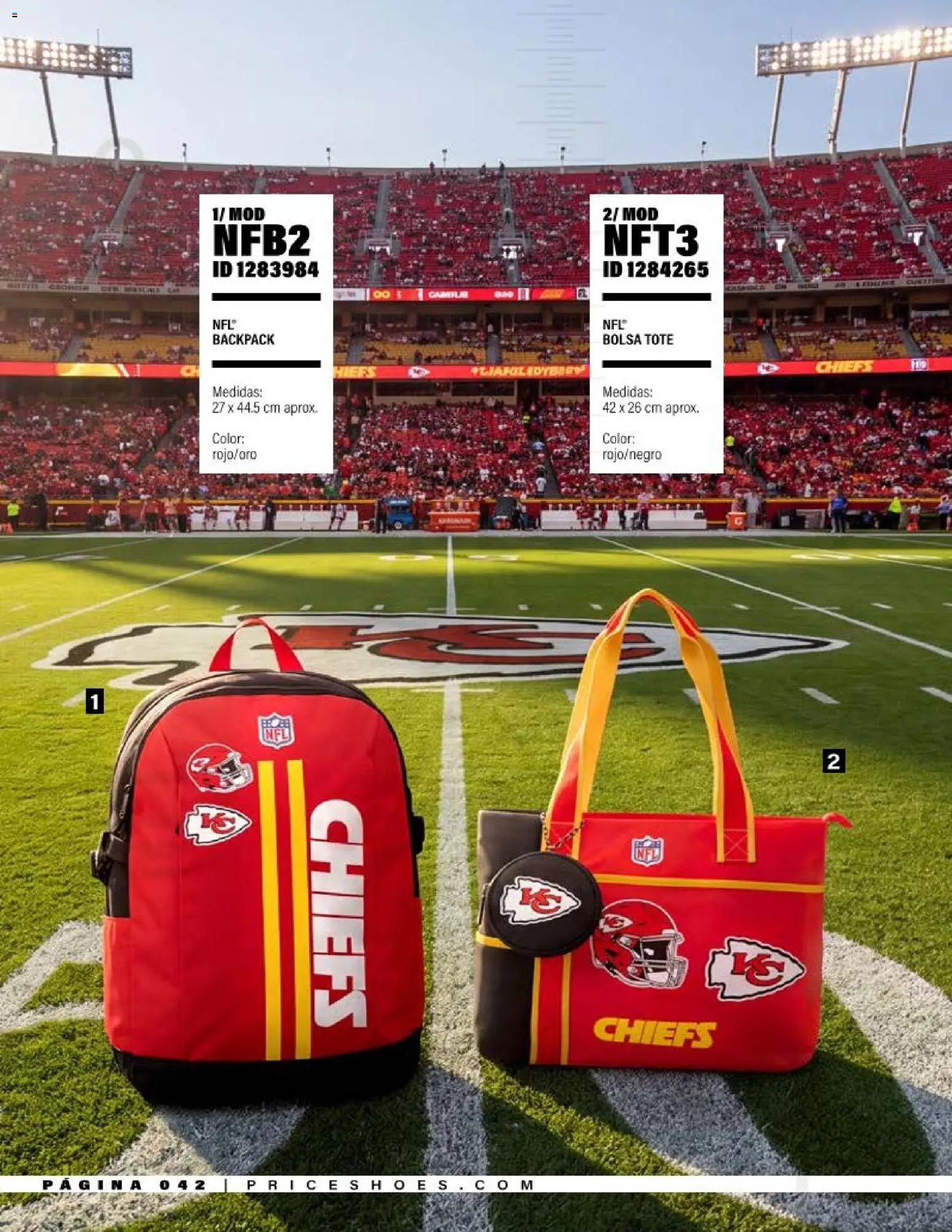 Vista previa las ofertas de la tienda Price Shoes - Price Shoes catálogo NFL desde el 01/09/2026 - Bolsa